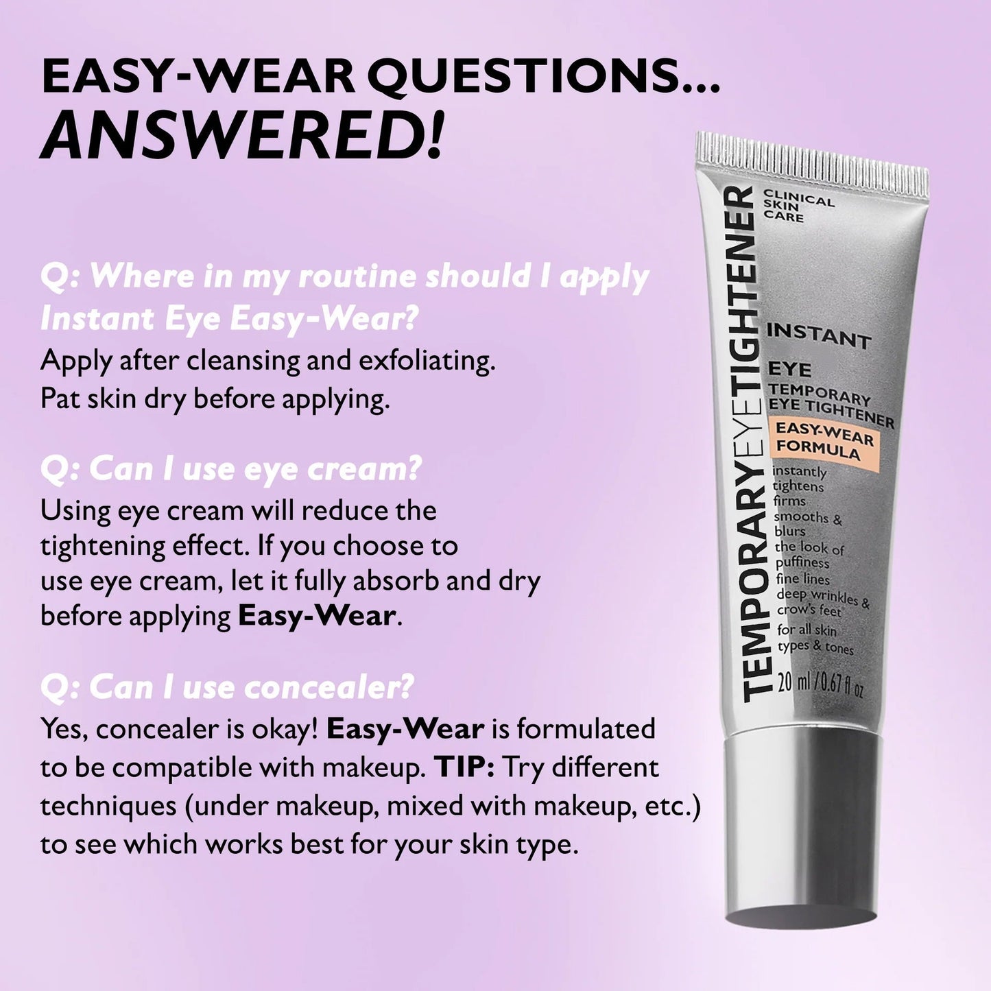 Last 3 Hours:đ„ Up to 15% OFF â Instant Eye Tightener Easy-Wear Formula