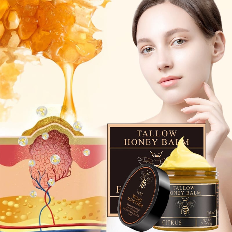 đ„Last Day Promotion 49% OFF-âšBeef Tallow and Honey Balm for Skin - Handmade All-Natural Moisturizer