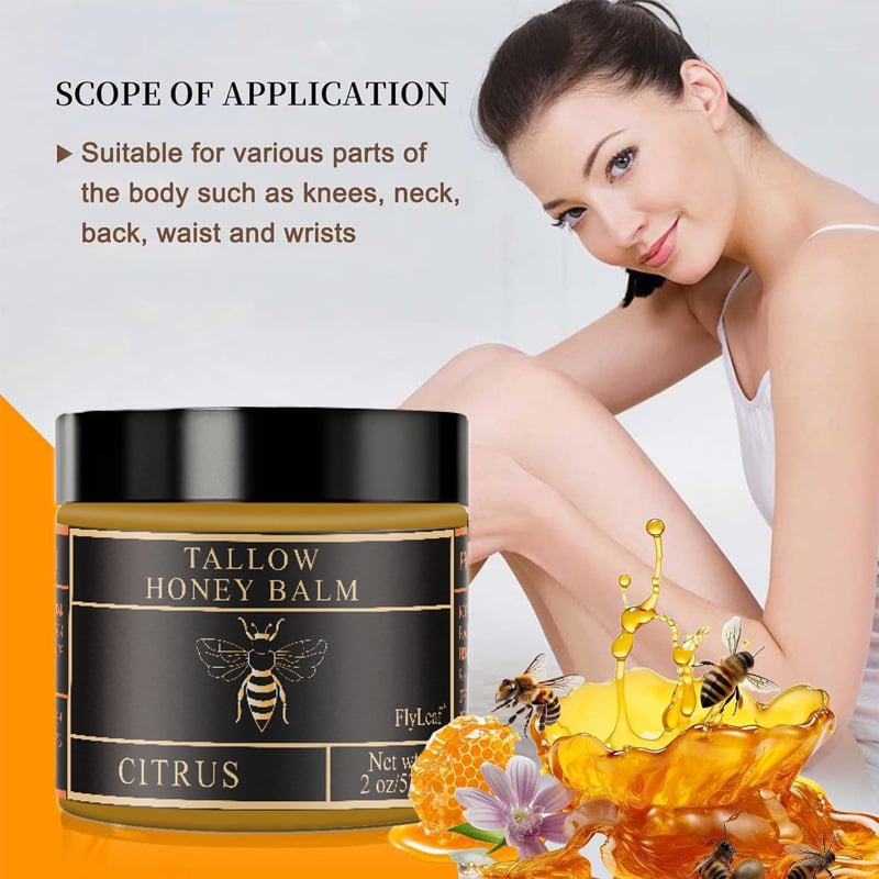 đ„Last Day Promotion 49% OFF-âšBeef Tallow and Honey Balm for Skin - Handmade All-Natural Moisturizer