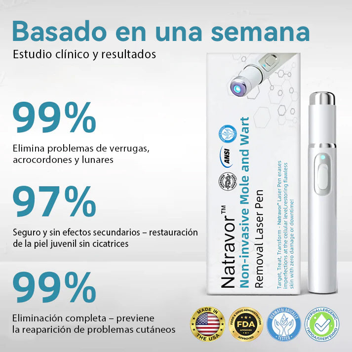 Lápiz láser no invasivo para la eliminación de lunares y verrugas Natravor™