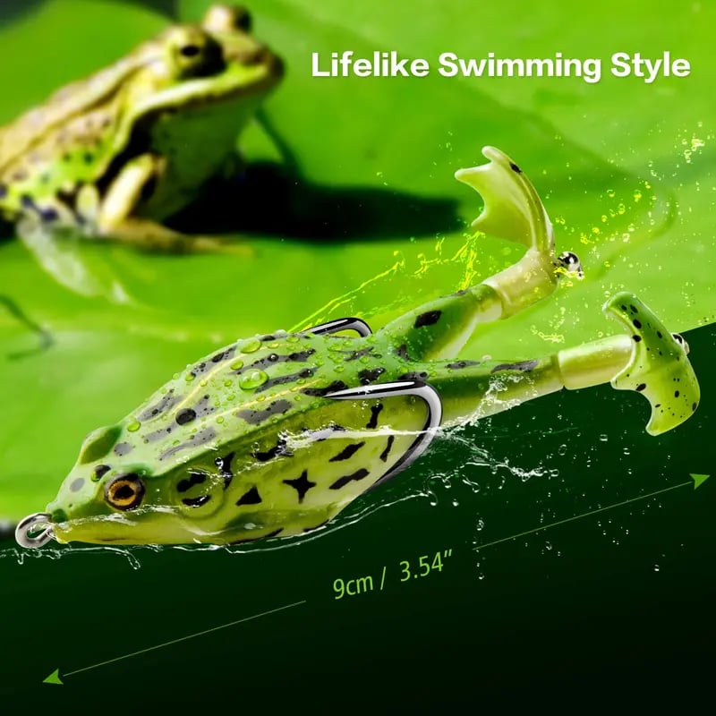 Lifelike Frog Lures Baits(5pcs a Set)