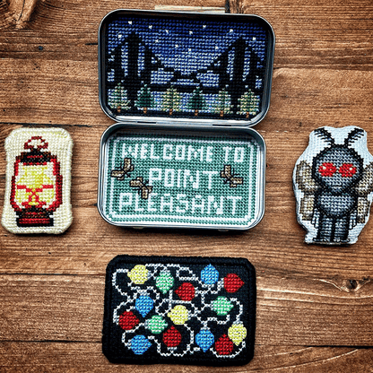 Tin Box Cross Stitch Kit