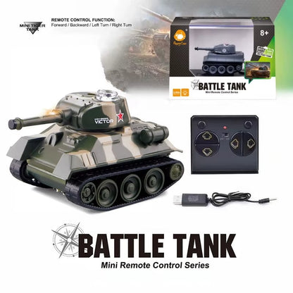 Mini WWII Gray German Tiger RC Tank Toy