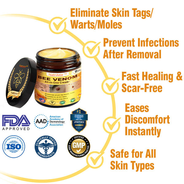 Natravor™ Bee Venom All-in-One Cream US Dermatologist Approved