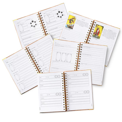 💥LAST DAY 49% OFF🧙Beginner-friendly 🔮Tarot Journal And Planner With Stickers(✨Hardcover)