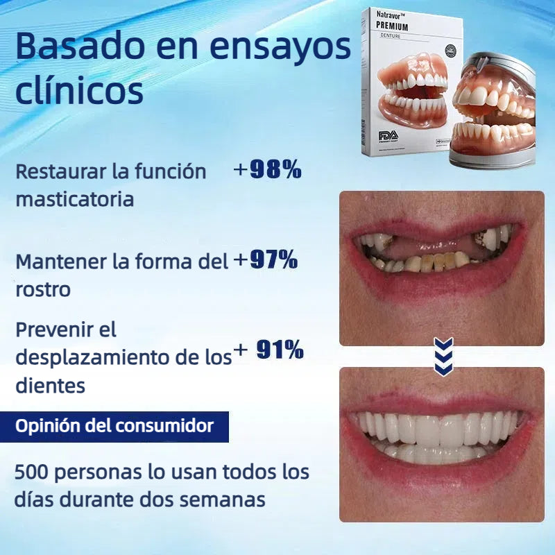 🦷Natravor™- Dentadura Premium（⏰Descuento por tiempo limitado, últimos 30 minutos.）