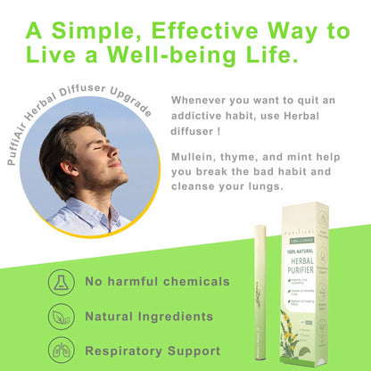 ✨ New upgraded version of Mullein Herbal Lung Purifier – 🔥 70% off today only!