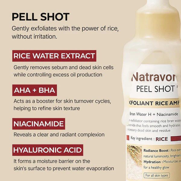Radiant Glow Rice Peeling Natravor™