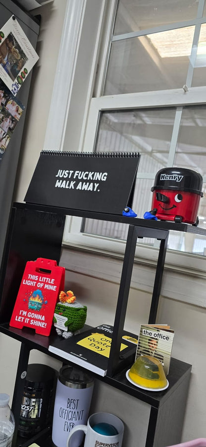 🔥LAST DAY 50% OFF🤣📆The Daily Mood Desk Sign For People That Like To Say F*Ck Black