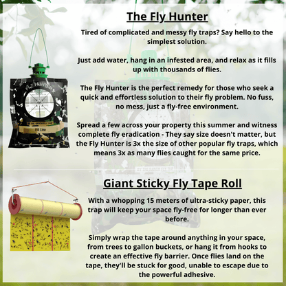 🔥Last Day 49% OFF✨The Fly Hunter - Giant Hanging Bag Trap - Effortless Fly Control