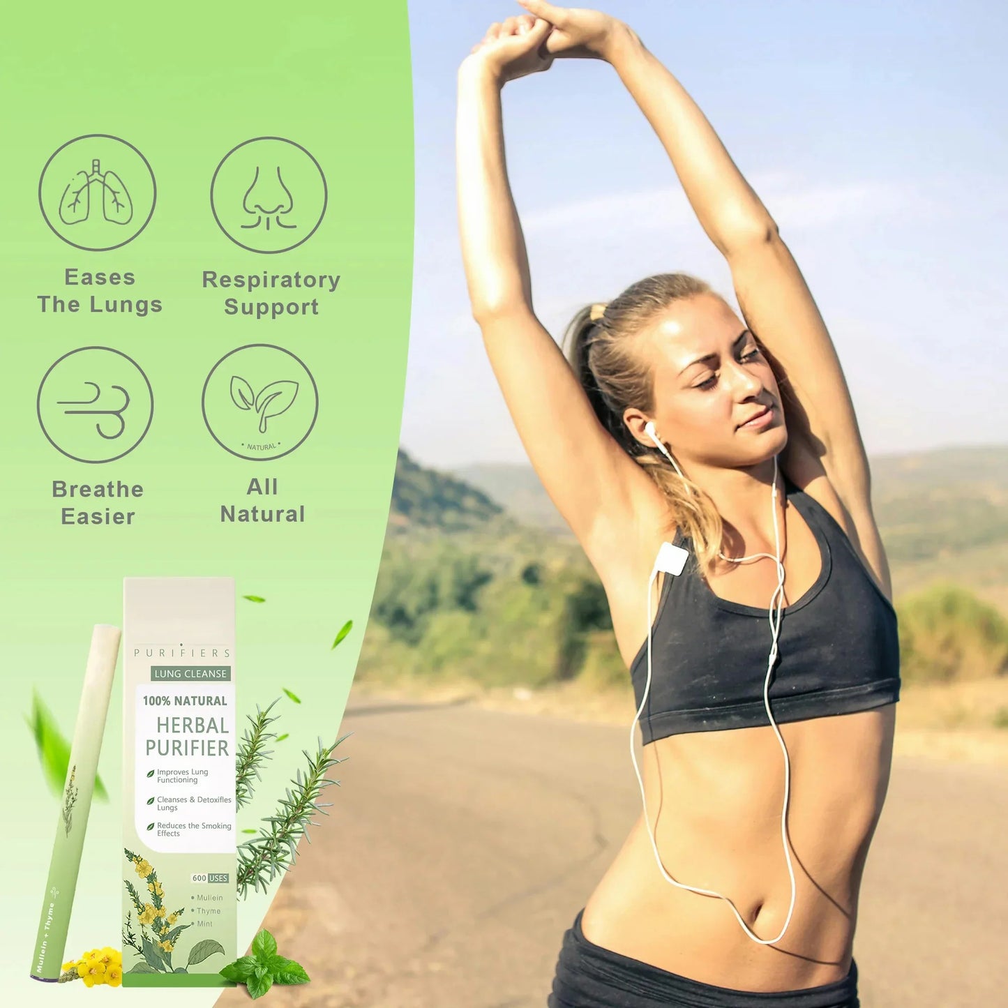 ✨ New upgraded version of Mullein Herbal Lung Purifier – 🔥 70% off today only!
