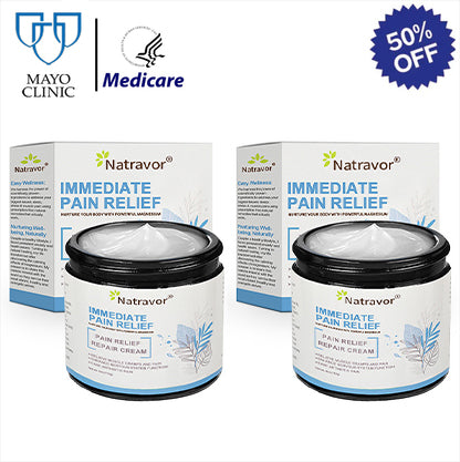 ✅𝐌𝐚𝐲𝐨 𝐂𝐥𝐢𝐧𝐢𝐜 𝐎𝐟𝐟𝐢𝐜𝐢𝐚𝐥: Natravor® Magnesium pain relief healing cream  (Treatment for arthritis, neuropathyy, rheumatic diseases, muscle spasms, twitches and sports injuries )
