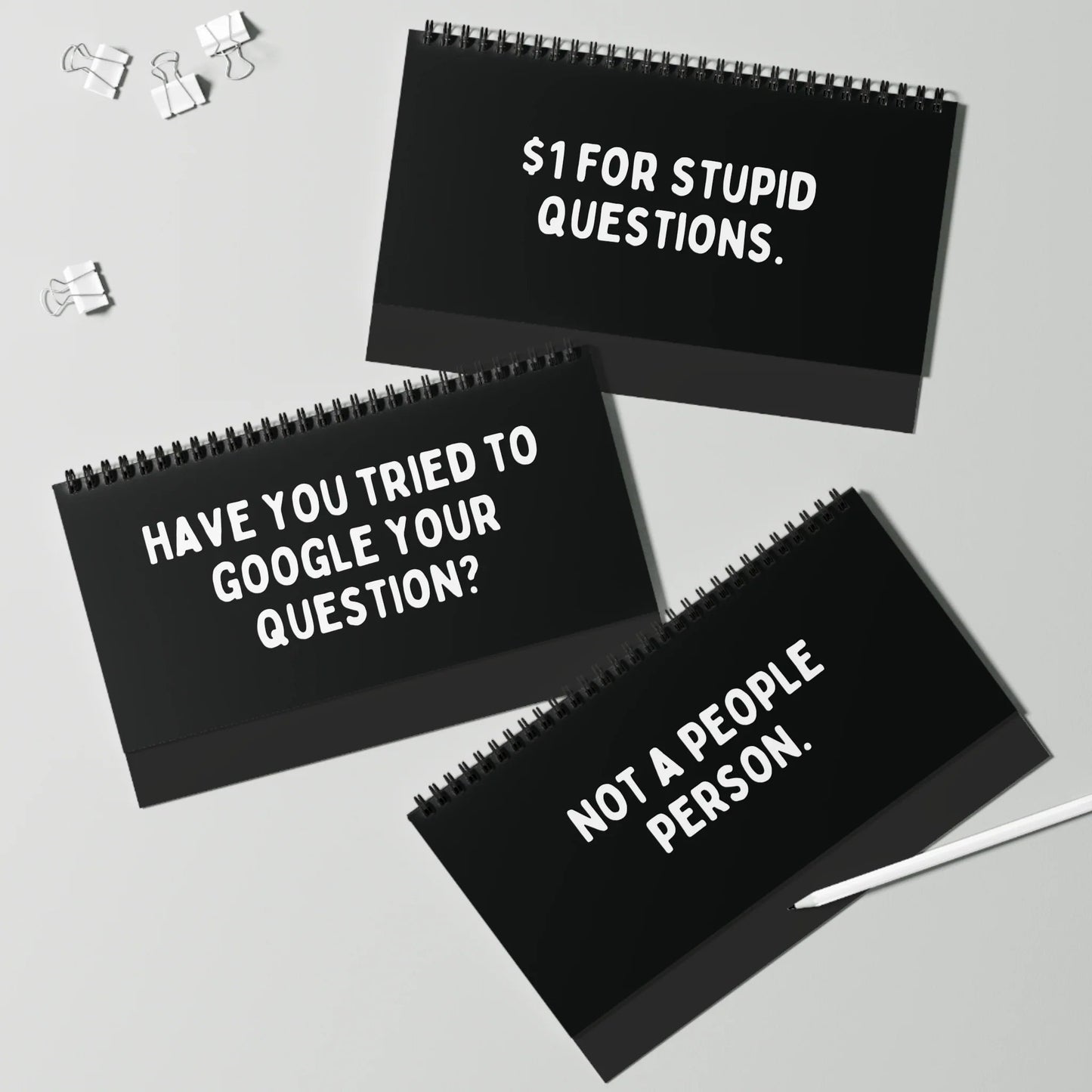 🔥LAST DAY 50% OFF🤣📆The Daily Mood Desk Sign For People That Like To Say F*Ck Black