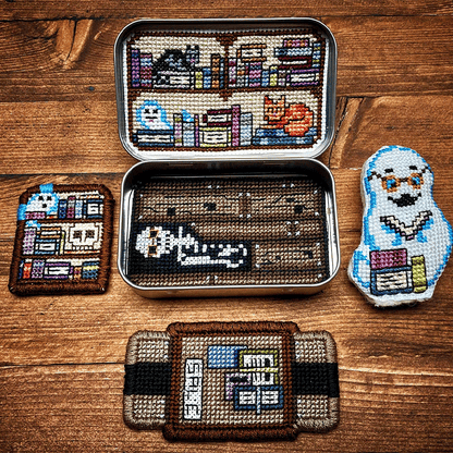 Tin Box Cross Stitch Kit