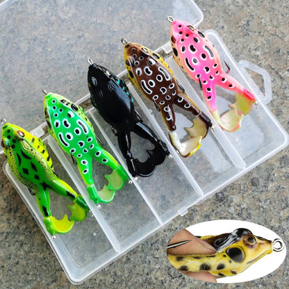 Lifelike Frog Lures Baits(5pcs a Set)