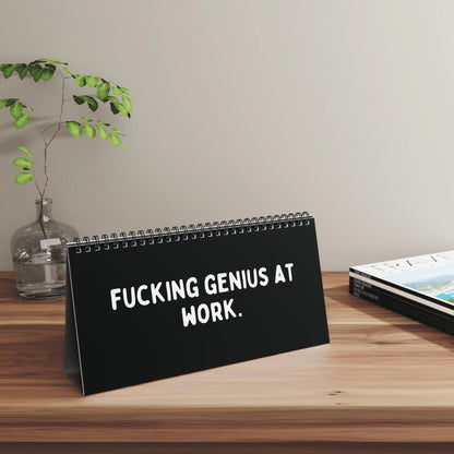 🔥LAST DAY 50% OFF🤣📆The Daily Mood Desk Sign For People That Like To Say F*Ck Black