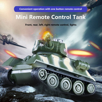 Mini WWII Gray German Tiger RC Tank Toy