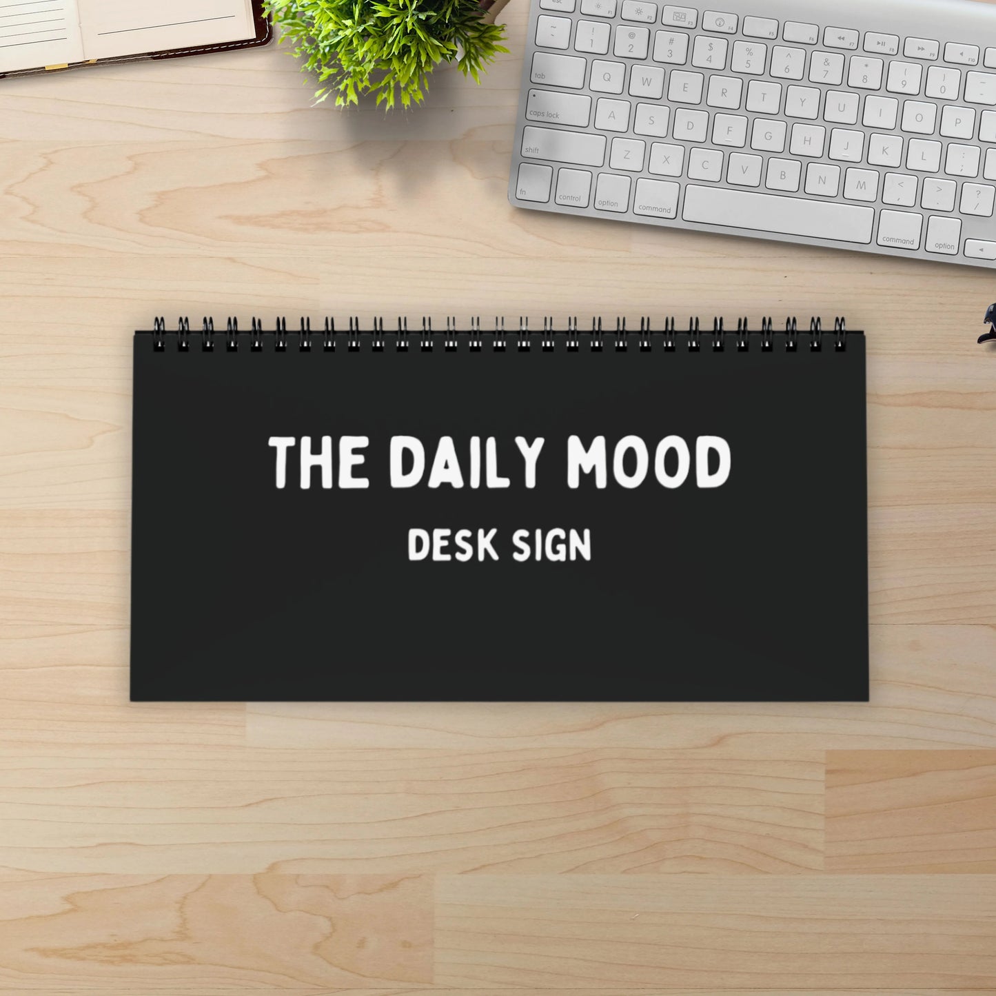 🔥LAST DAY 50% OFF🤣📆The Daily Mood Desk Sign For People That Like To Say F*Ck Black