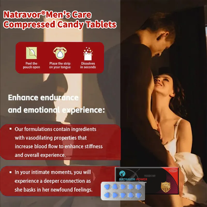 🔥NATRAVOR® Men's Care Compressed Candy Tablets🔥Stronger And Longer Lasting🔥